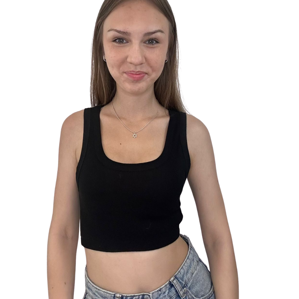 גופיה כתפיה רחבה בטן