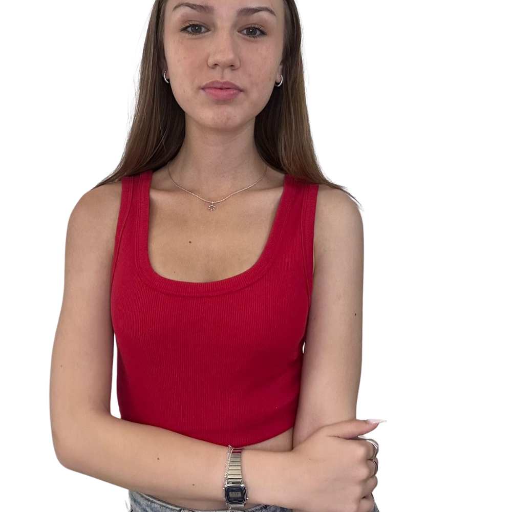 גופיה כתפיה רחבה בטן